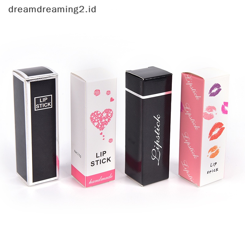 (drea) 10pcs Tabung Lip Balm Kosong Kemasan Karton Box Lip Tube DIY Paper Case Box //