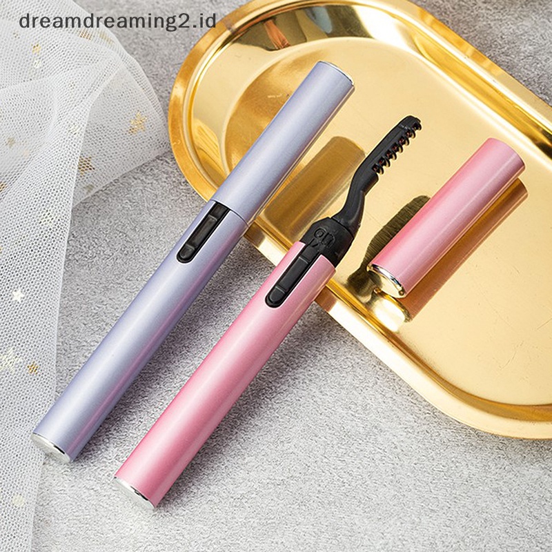 (drea) Makeup Portable Pen Style Electric Heated Eyelash Curler Makeup Bulu Mata //