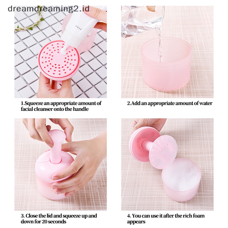 (drea) Simple Pembersih Wajah Shower Mandi Shampoo Foam Maker Bubble Foamer Device Tool //