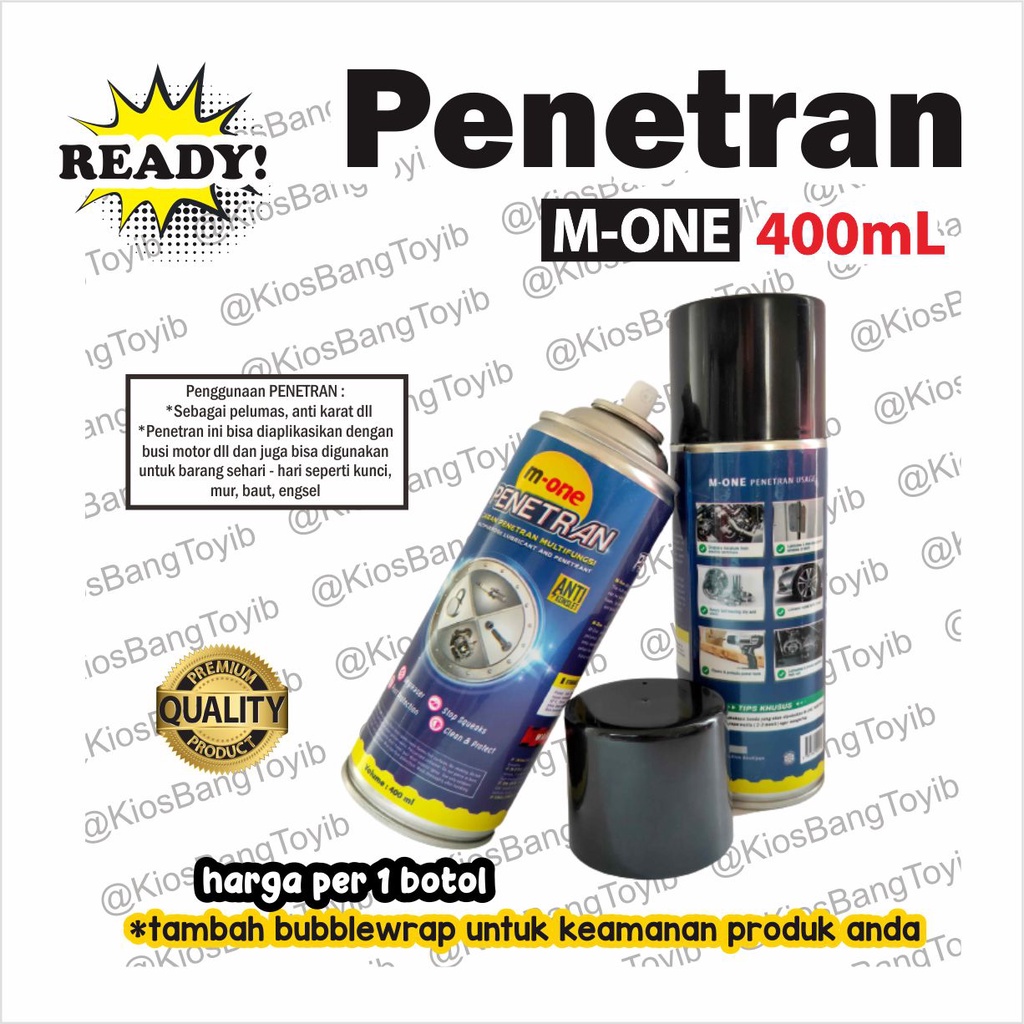 Penetran Oil Cairan Anti Karat / Korslet Listrik 400mL (M-ONE)