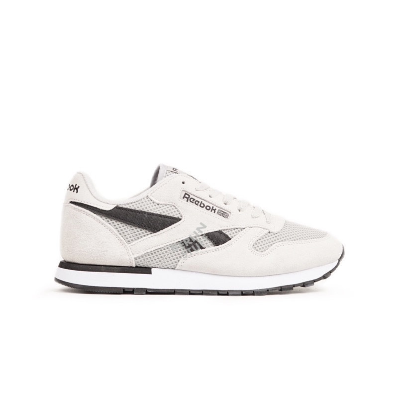 Reebok Classic Leather Utility Grey White Black " Unisex " 100% Original BNIB