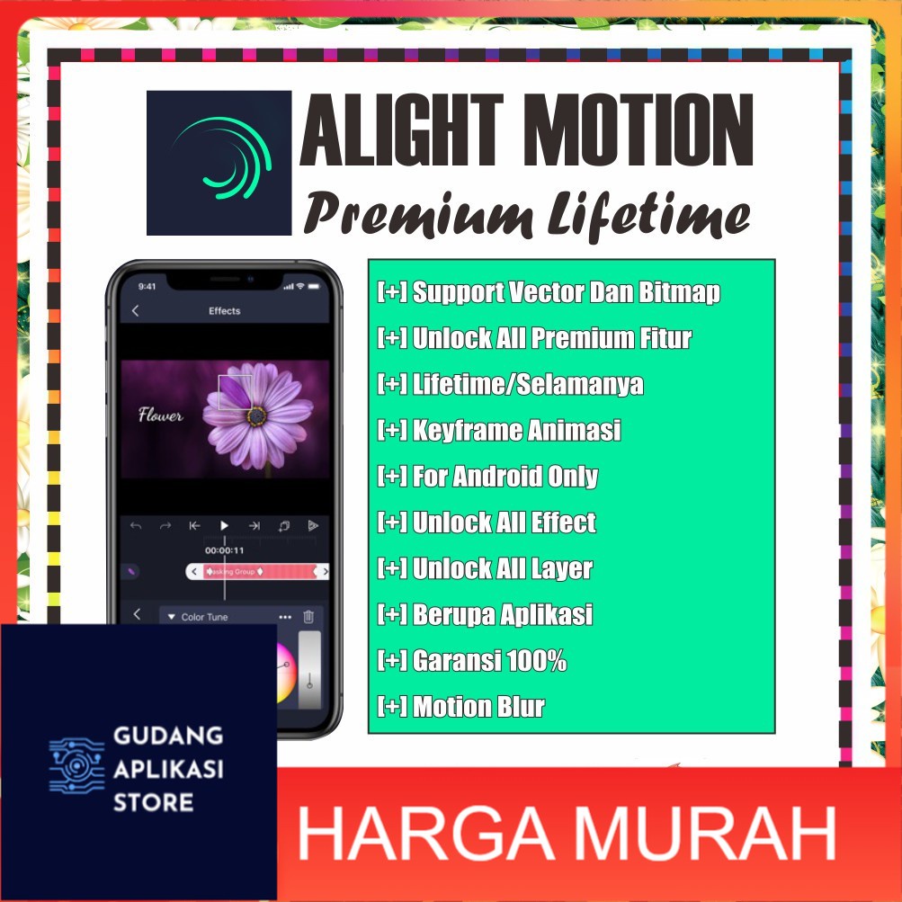 Alight Motion Premium Lifetime | Bergaransi l Premium