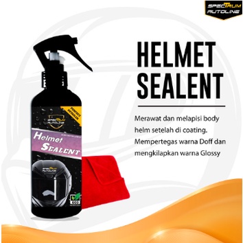 HELM SEALENT PENGKILAP HELM SEMI COATING CERAMIC DOFF GLOSSY VISOR (BISA COD)