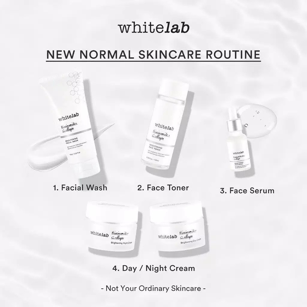 ⭐ MEMEY ⭐ WHITELAB Brightening Series ( Day Night Acne Peeling Serum Wash Facial Body Mugwort Mask )