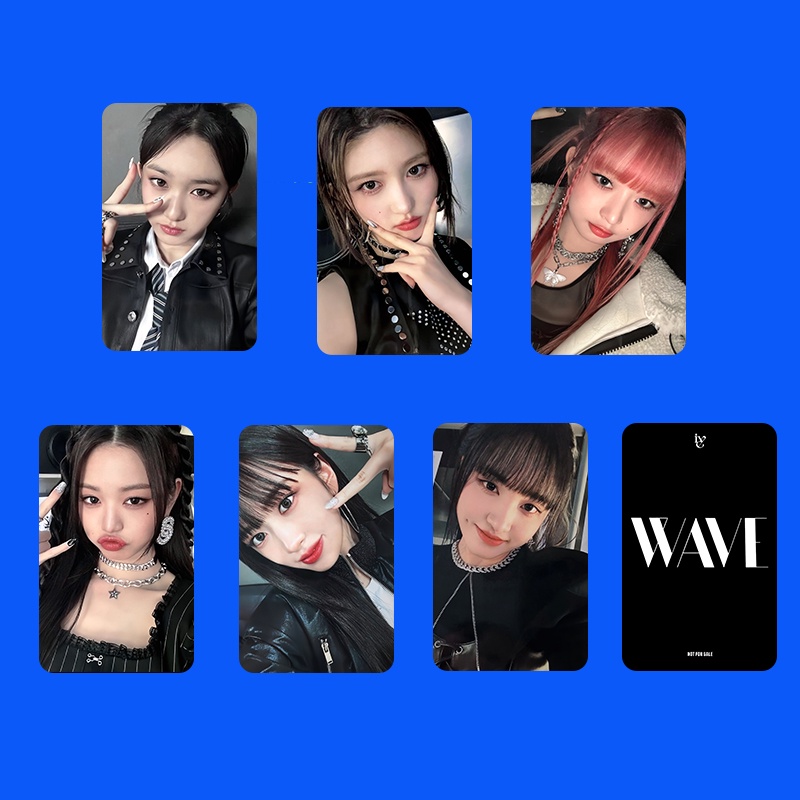 6pcs /set IVE Japan Album WAVE Photocards Kartu Lomo I'VE Kpop Postcards Koleksi Spesial