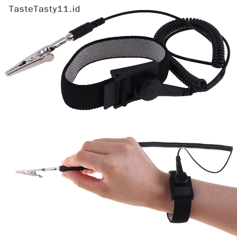 Tali esd antistatis kampasdjustable strap esd antistatis grounding gelang alat gelang wrist band .