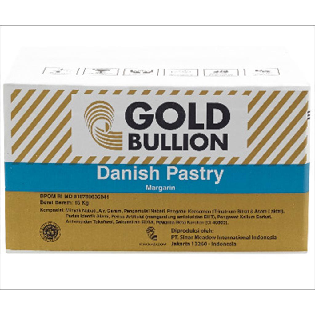 GOLD BULLION DANISH PASTRY /  MARGARIN PASTRY 500 GR REPACKED