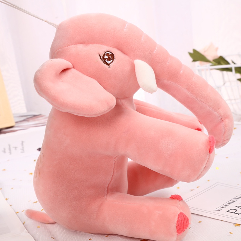 ღ 20cm Plush Elephant Toys Doll Soft Down Cotton Baby Elephant Doll Hadiah Ulang Tahun Teman