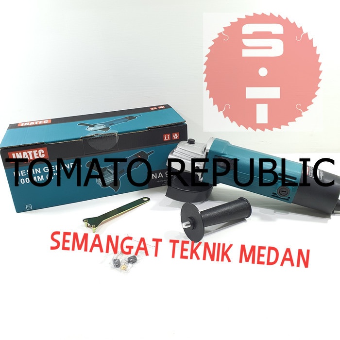 Murah NA90VP MESIN GERINDA GRENDA TANGAN ANGLE GRINDER 4" 450W INATEC 90 VP EDX348