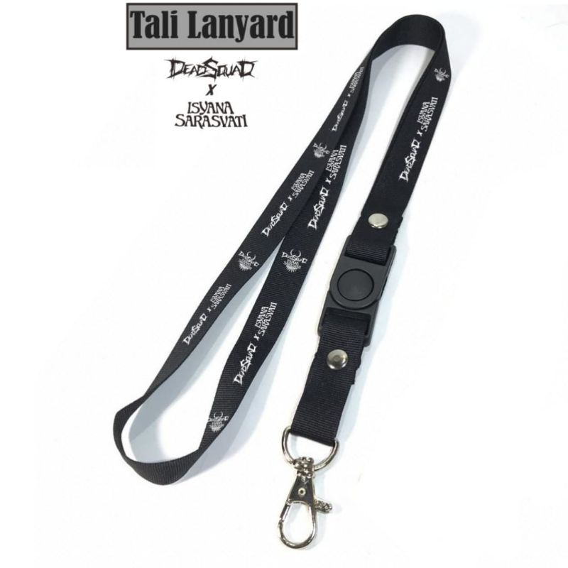 

lanyard DEADSQUAD X ISYANA SARASVATI lanyard BAND METAL gantungan kunci name tag id card kartu nama / tali lanyard gantungan leher fullprint