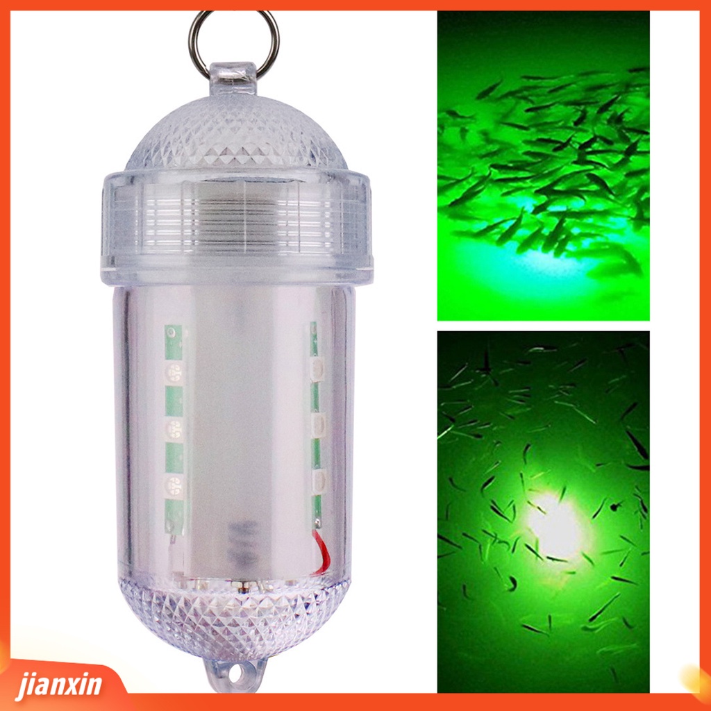 (In Stock) Tahan Air Bercahaya LED Deep Sea Fishing Light Multi-Warna Lampu Terang Tinggi