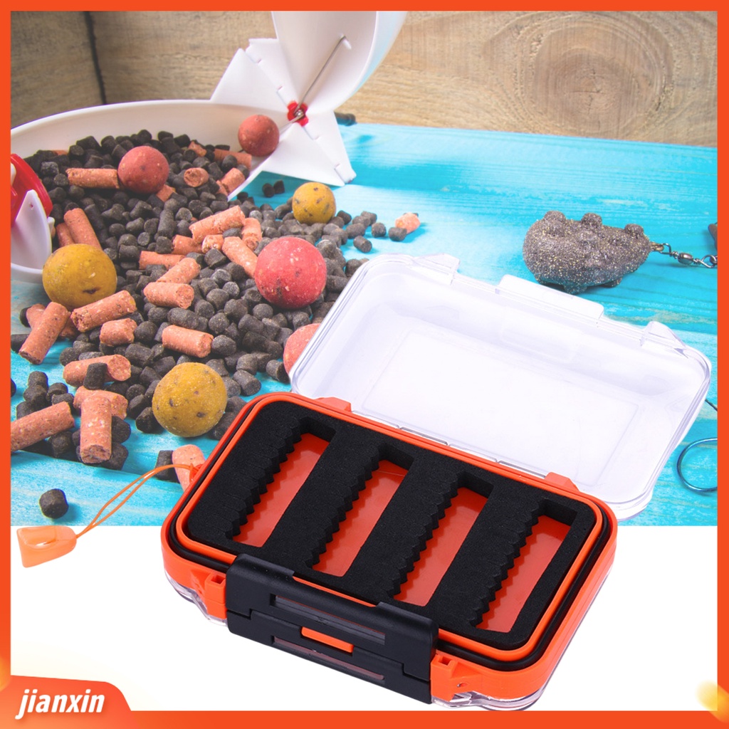 (In Stock) Kotak Umpan Pancing Dua Sisi Kapasitas Besar Tutup Transparan Menebal Ukuran Kecil Penyimpanan Alat Pancing Anti Gores Tahan Lama Memancing Case Perlengkapan Memancing