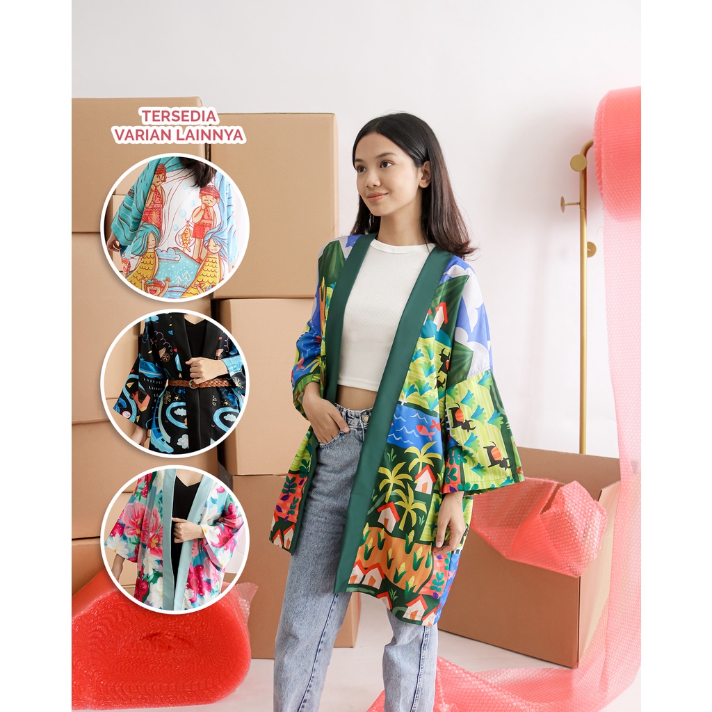 SOVLO Bethari Outer - Kimono Fashion Wanita