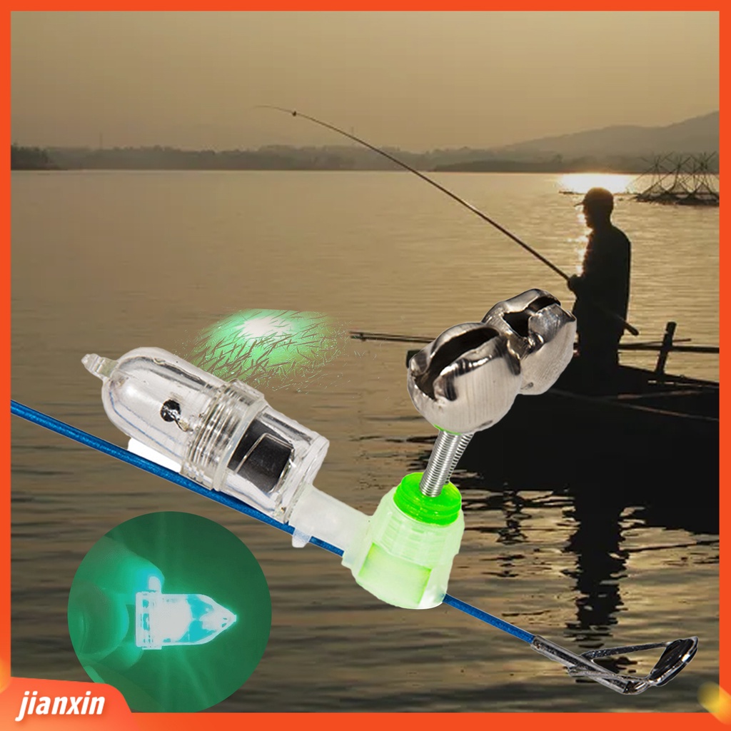 (In Stock) 10Pcs /Set Lampu Alarm Memancing Tahan Air LED Kecerahan Tinggi Mini Deep Drop Underwater Lampu Kedip Untuk Angling