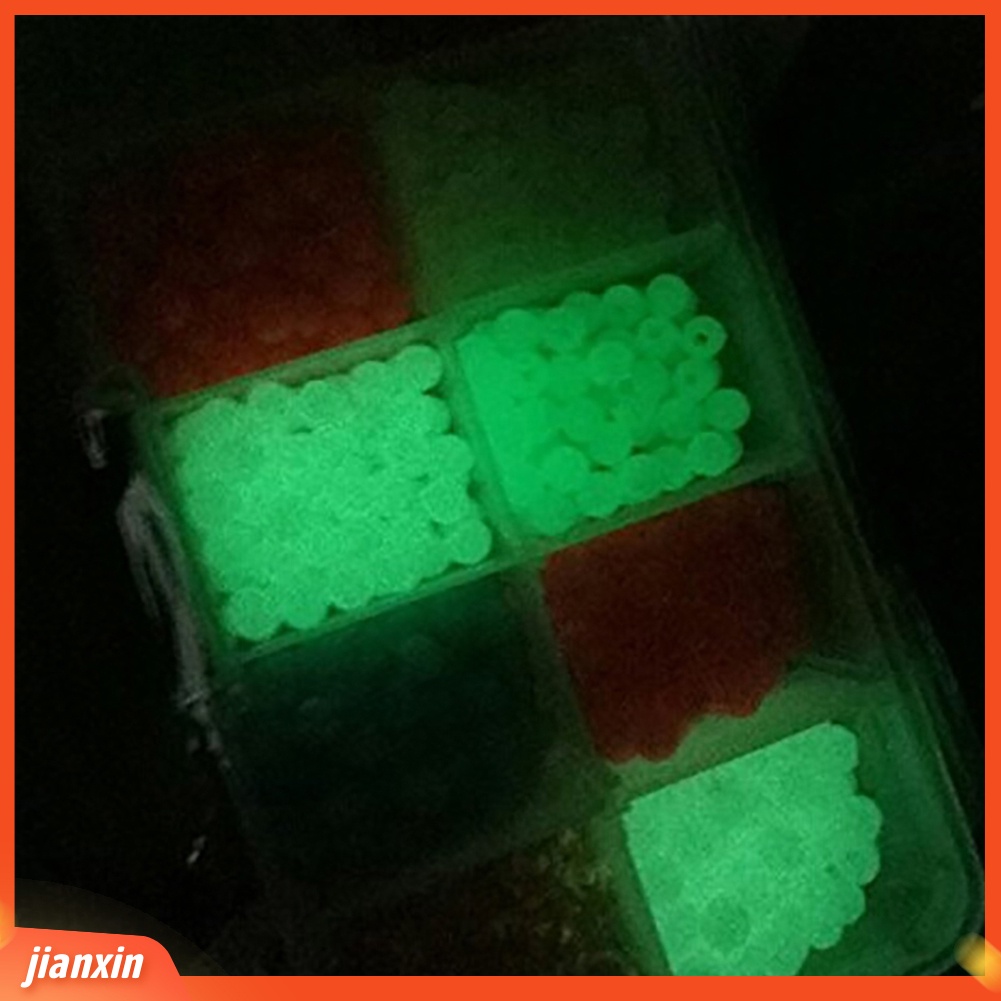 (In Stock) 1000Pcs /Box Manik-Manik Memancing Lembut Terang Aneka Warna Berbentuk Bulat Manik-Manik Memancing Bercahaya Untuk Danau