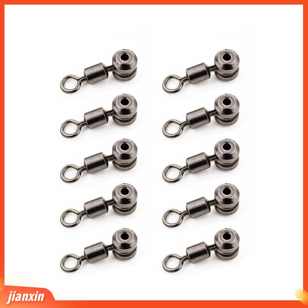 (In Stock) 10 Pcs Baja Karbon Bola Bantalan Memancing Rolling Putar Solid Ring Tackle Tools