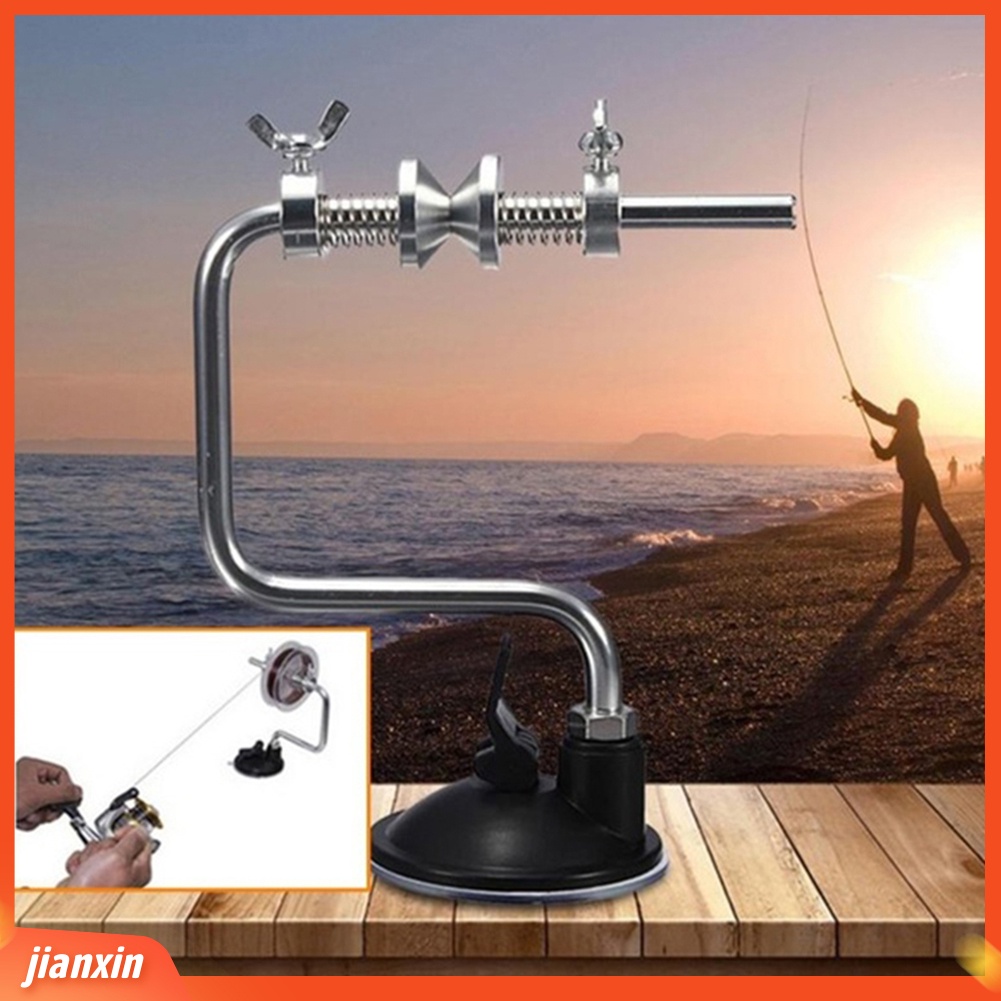 (In Stock) Penggulung Pancing Suction Cup Reel Spooler Holder Tackle Coil Alat Aksesoris