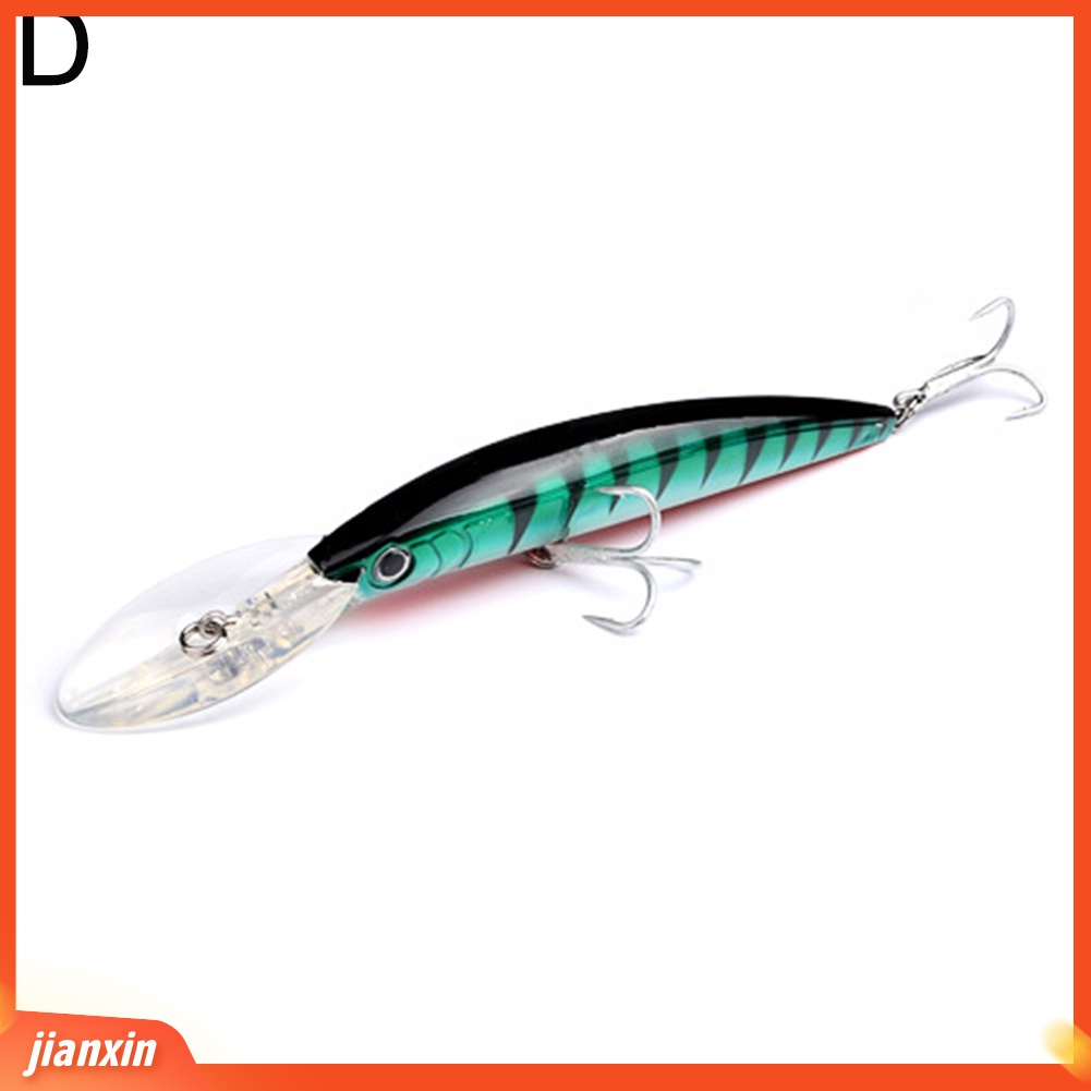 (In Stock) Ikan Kecil Buatan Hard Lure Jig Fishing Bait Tackle Dengan Dua Kait Alat