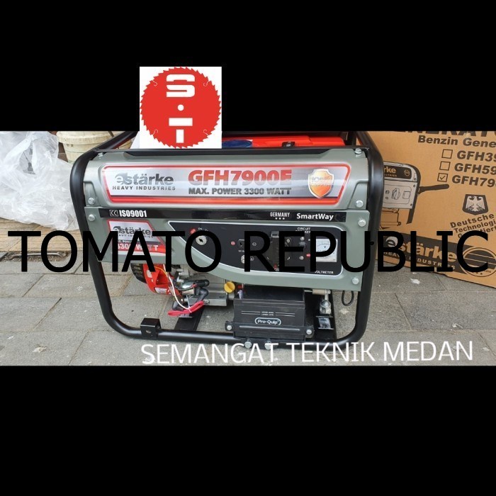 Murah GFH7900 GENSET GENERATOR TEMBAGA 3300 W ELECTRIC STARTER STARKE 7900 YGC589