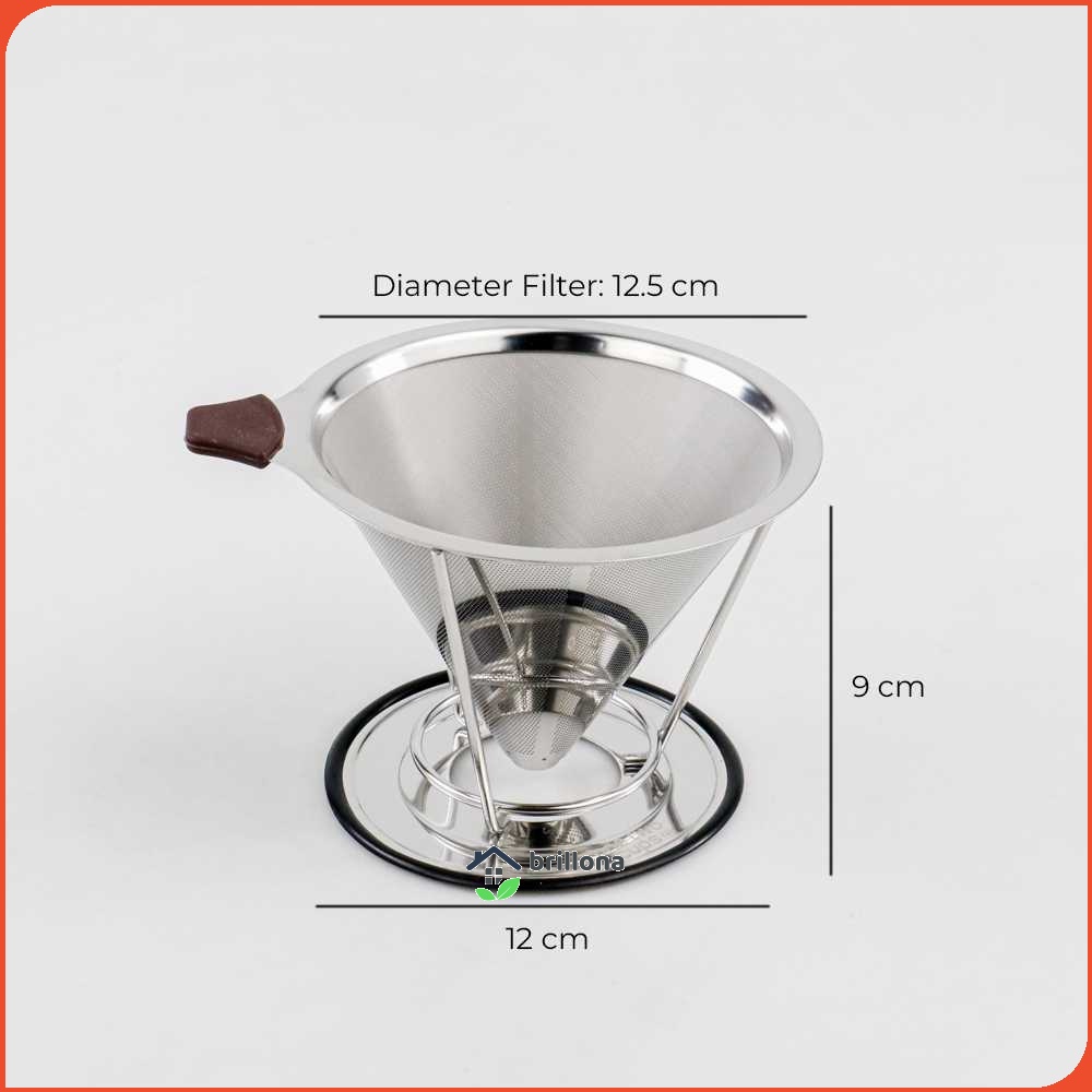 One Two Cups Filter Penyaring Kopi V60 Double Layer Large - F-412