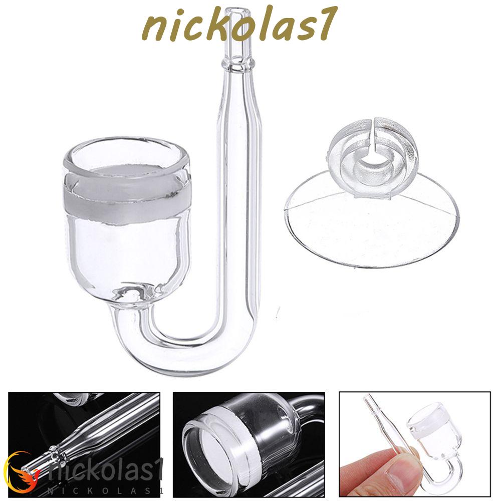 NICKOLAS1 Co2 Diffusers Kaca Keramik Disces Aquarium Atomizers Regulator Tangki Ikan Aksesoris Aquarium