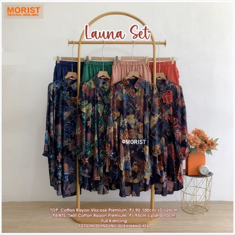 LAUNA SET ORI MORIST | Ld120 Cotton Rayon Viscose Premium