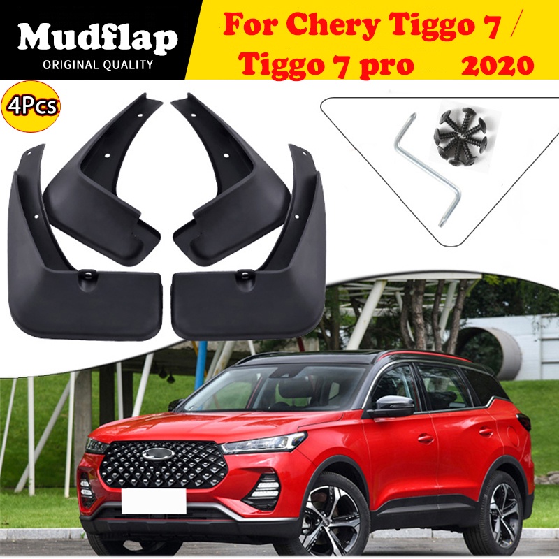 Mud Flaps Untuk Chery Tiggo 7pro Max 2023 2022 2021 4PCS Spakbor Depan Belakang Mudguards Kualitas Tinggi Guard Splash Aksesoris Mobil