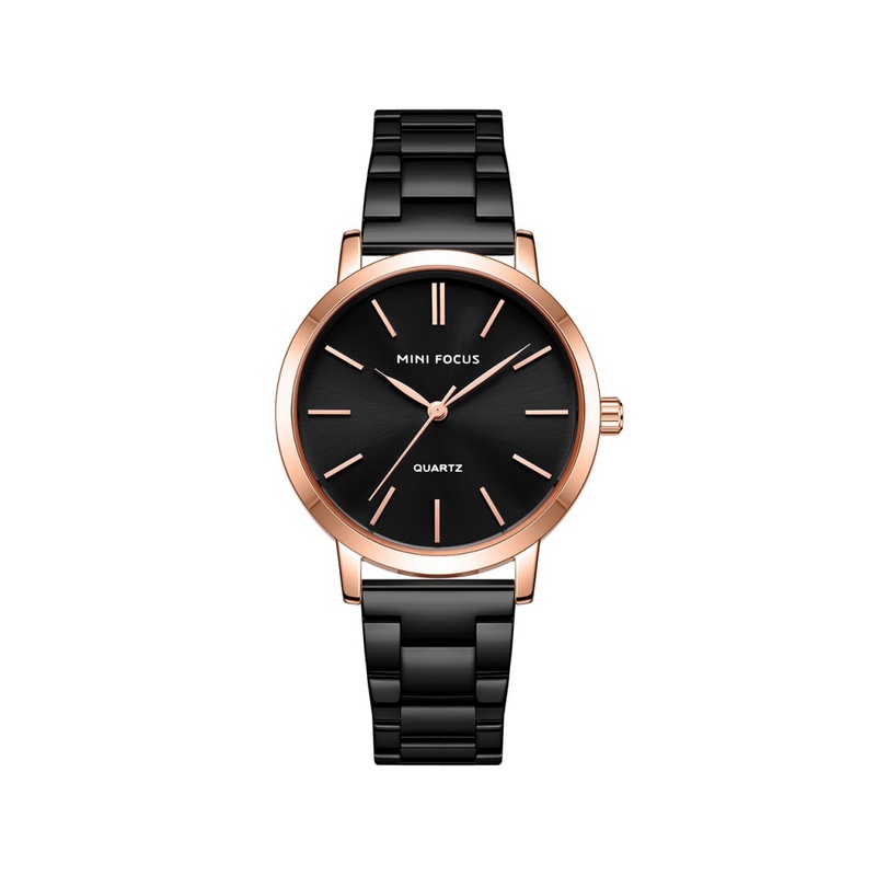 Jam Tangan Wanita Mini Focus MF0307L Black Rose