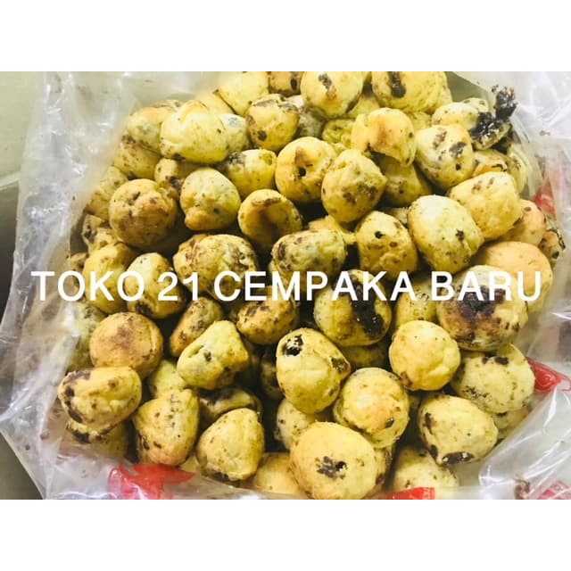 

✨Ready Stok✨ - Kue Sus Kering isi Coklat 1 KG |Mini Soes Sus Cokelat 1KG 1000g 1000 g