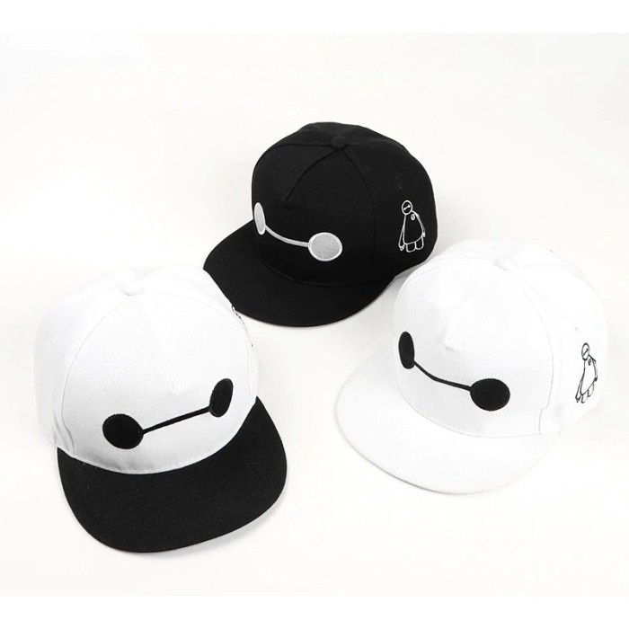 Topi Anak Big Hero Import Model Hiphop Snapback