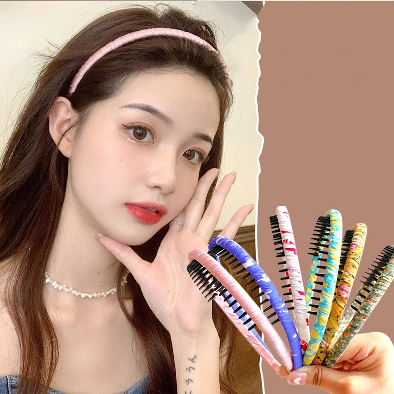 [30/Style]Candy Warna Rambut Artefak Bando Poni Bando Non-slip Gigi Rusak Jepit Rambut Anak Bando Dewasa headband Hairpin Aksesoris