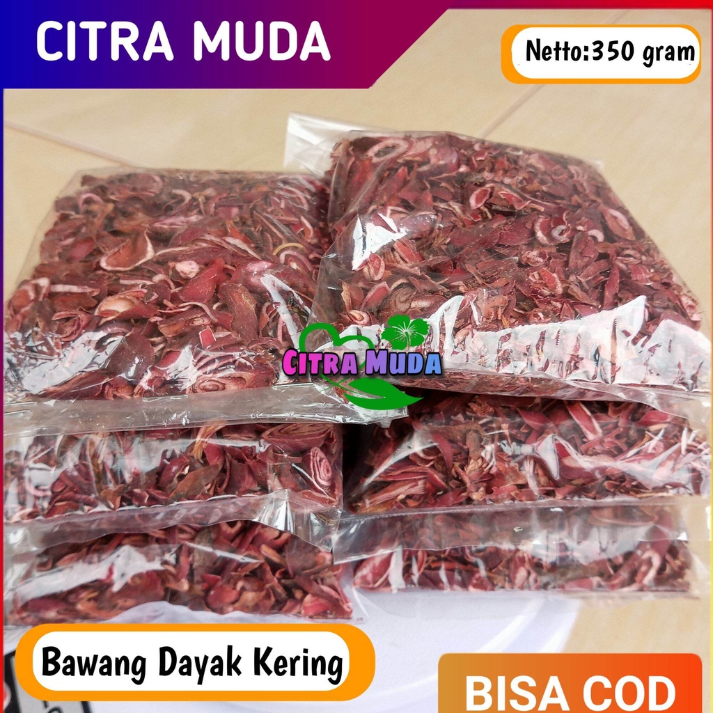 

Bawang Dayak kering 350 gram Super organik