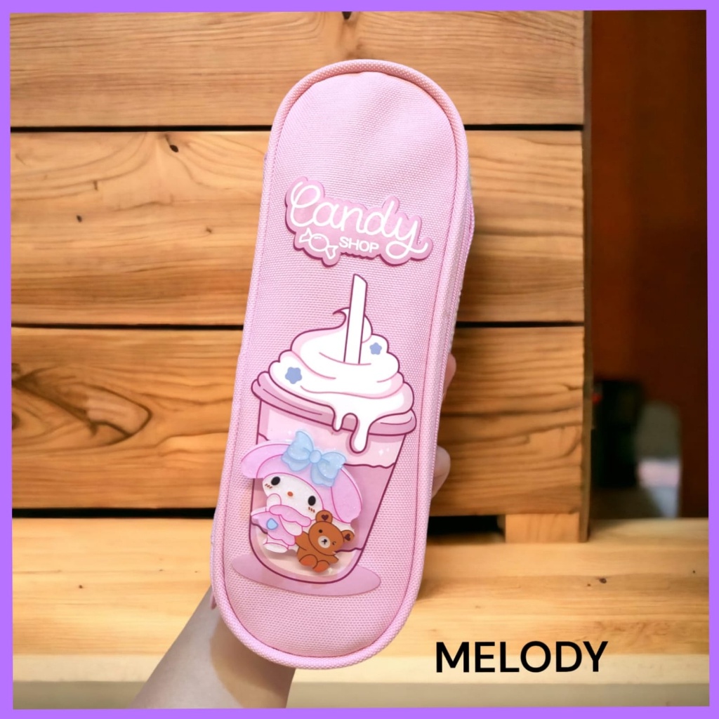 

GULAGULA - KOTAK PENSIL KAIN SANRIO + PIN LUCU | TEMPAT PENSIL LUCU KUROMI | PENSIL CASE CINAMORROL | PERLENGKAPAN SEKOLAH | KADO ANAK | KUROMI | MELODY | KOTAK PENSIL ANAK | KOTAK PENSIL LUCU | KOTAK PENSIL MURAH | KOTAK PENSIL WARNA WARNI | PENSIL