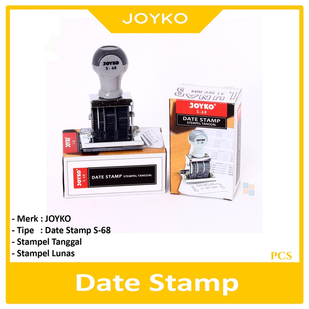 

JOYKO - Stamp Lunas and Tanggal S-68 - Pcs