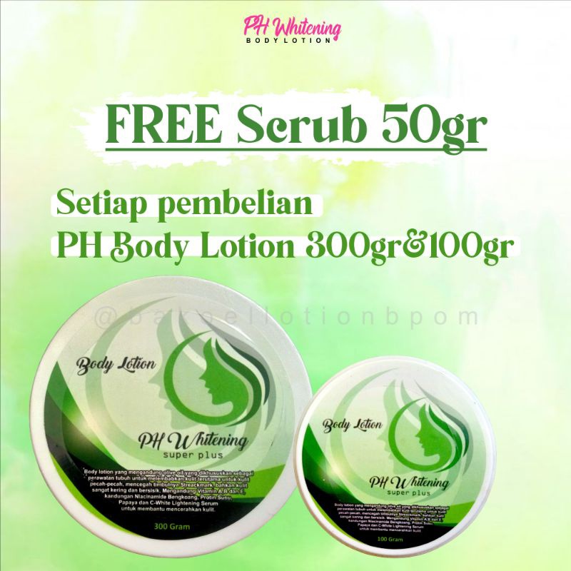 Handbody Pemutih Ampuh/Lotion viral putih/Body Lotion Whitening ++/ PH Whitening Super Plus++