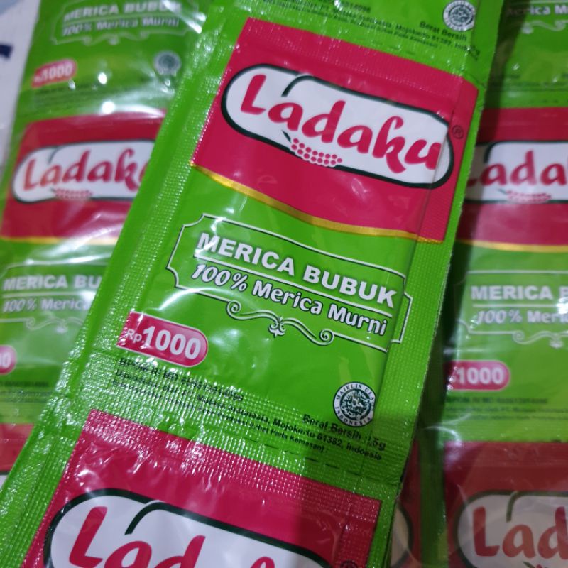 

Paket Hemat Ladaku Merica Bubuk 4gr 1 Pack. Isi 6 Renceng (72Pcs)