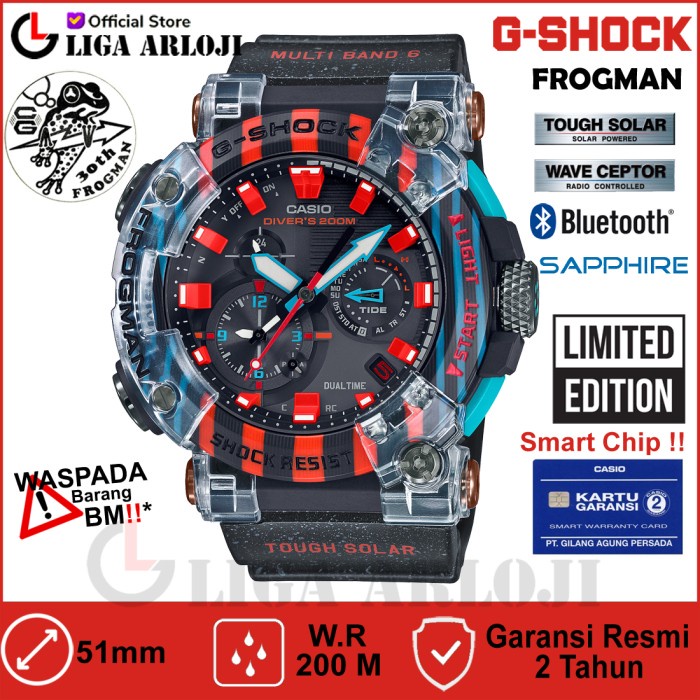 Casio G-SHOCK GWF-A1000APF-1ADR Jam Tangan Pria FROGMAN GWFA1000APF