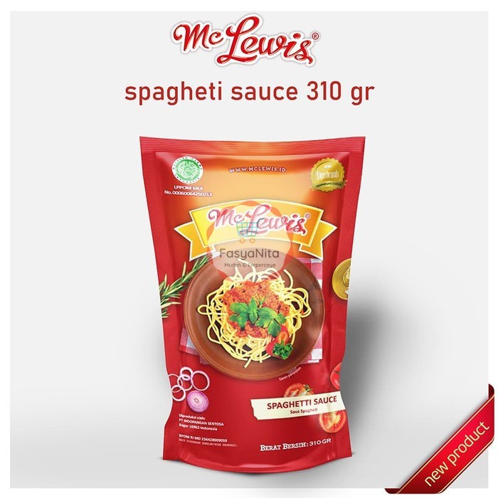 

Mc Lewis Spaghetti Bolognese Sauce 310gr – Saus Spagheti
