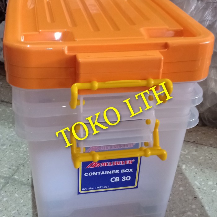 

CONTAINER CB30 MULTICLUB KOTAK BOX RODA 30 LITER CB 30 MULTI CLUB
