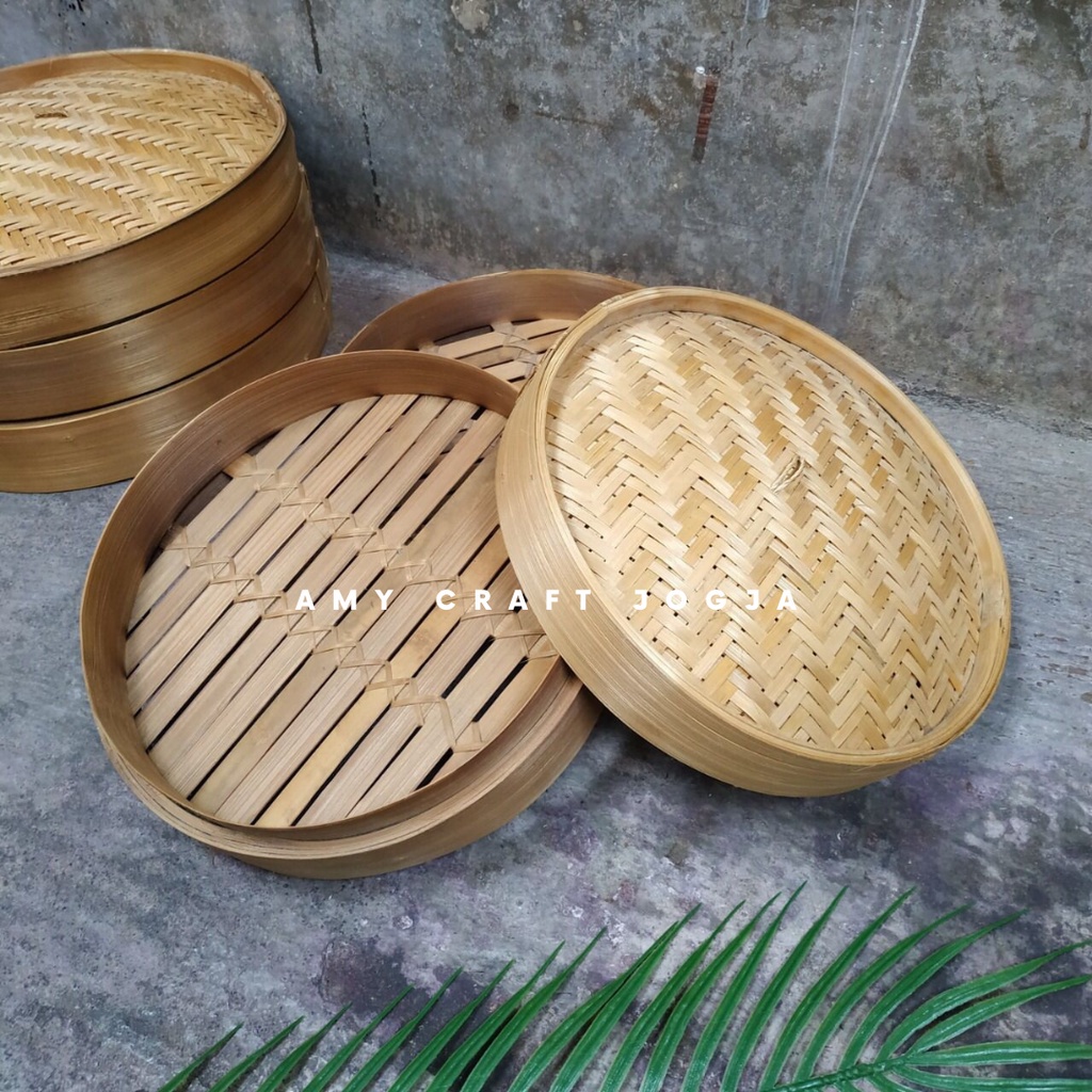 Dimsum 35 cm Klakat Bambu/ klakat dimsum bambu besar/ besek bambu/ kukusan bambu