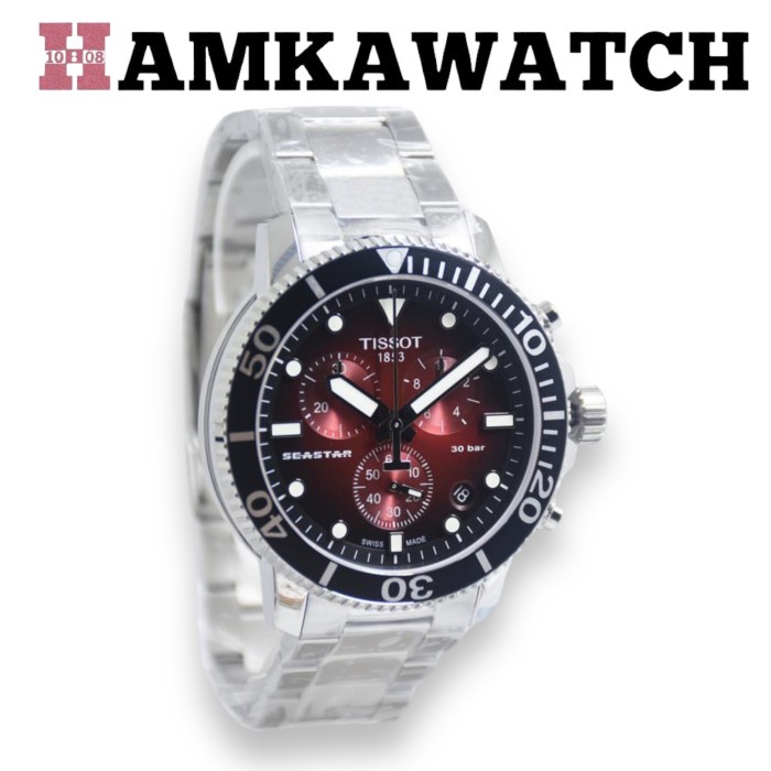JAM TANGAN TISSOT SEASTAR ORIGINAL T120.417.11.421.00 JAM TANGAN PRIA Vs