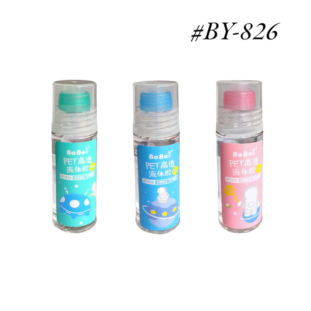 

Water Glue 30 ML Space BY-826 / Lem Transparan 30 ML Bening Import Space – Satuan SHABG