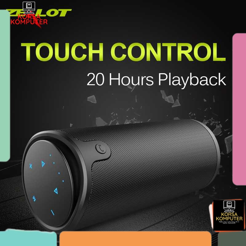 Speaker PC Bluetooth Speaker komputer Wireless dengan Powerbank 4000mAh - S8 ZEALOT Original