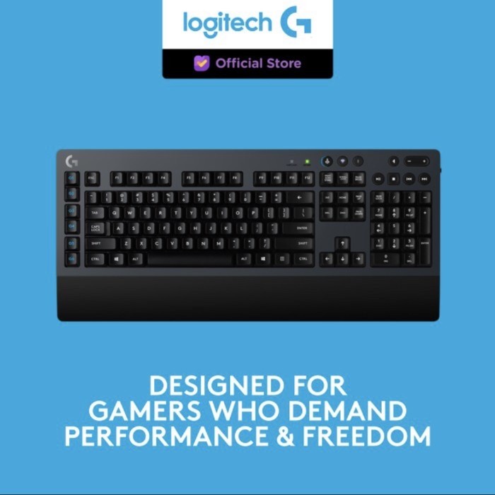 LOGITECH G613 WIRELESS MECHANICAL GAMING KEYBOARD.