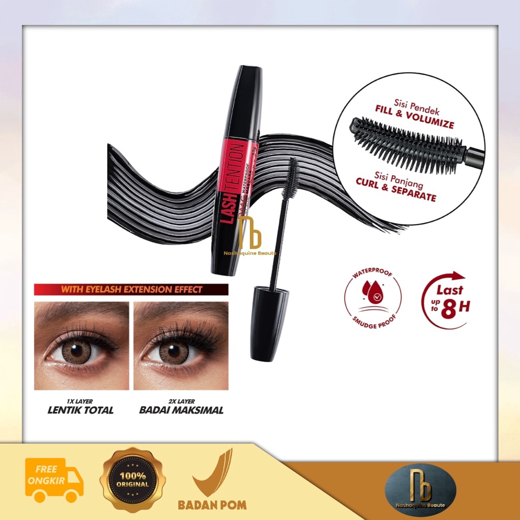 OMG OH MY GLAM LASHTENTION Waterproof Mascara