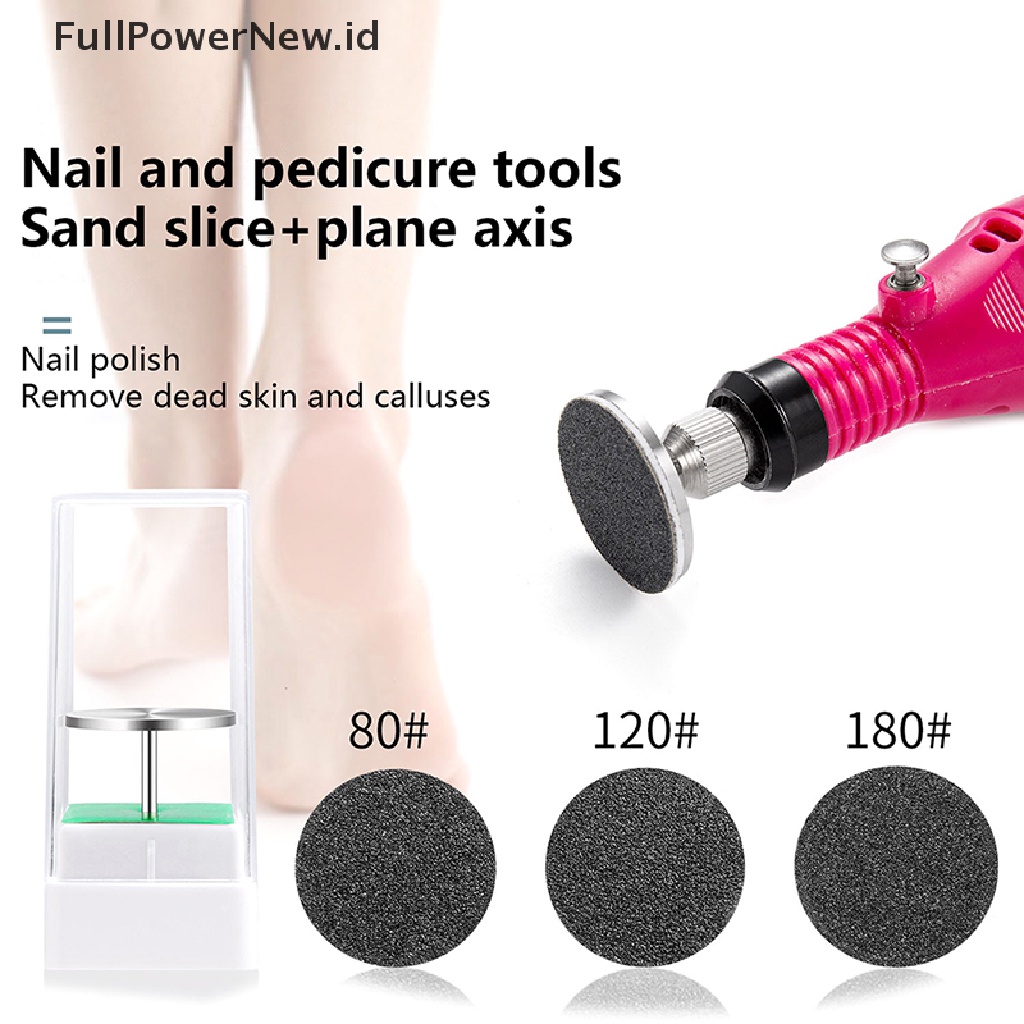 Power 50Pcs Diameter 25mm Foot Rasp Foot Files Kaki Amplas Lembaran Pedicure Tools ID