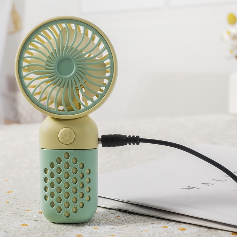 Usb Rechargeable Mini Cute Fan Portable Angin Kencang Ultra-Tenang Kipas Genggam Musim Panas Kipas Saku Siswa Kantor Luar Ruangan Pendingin Udara Alat Listrik Kecil