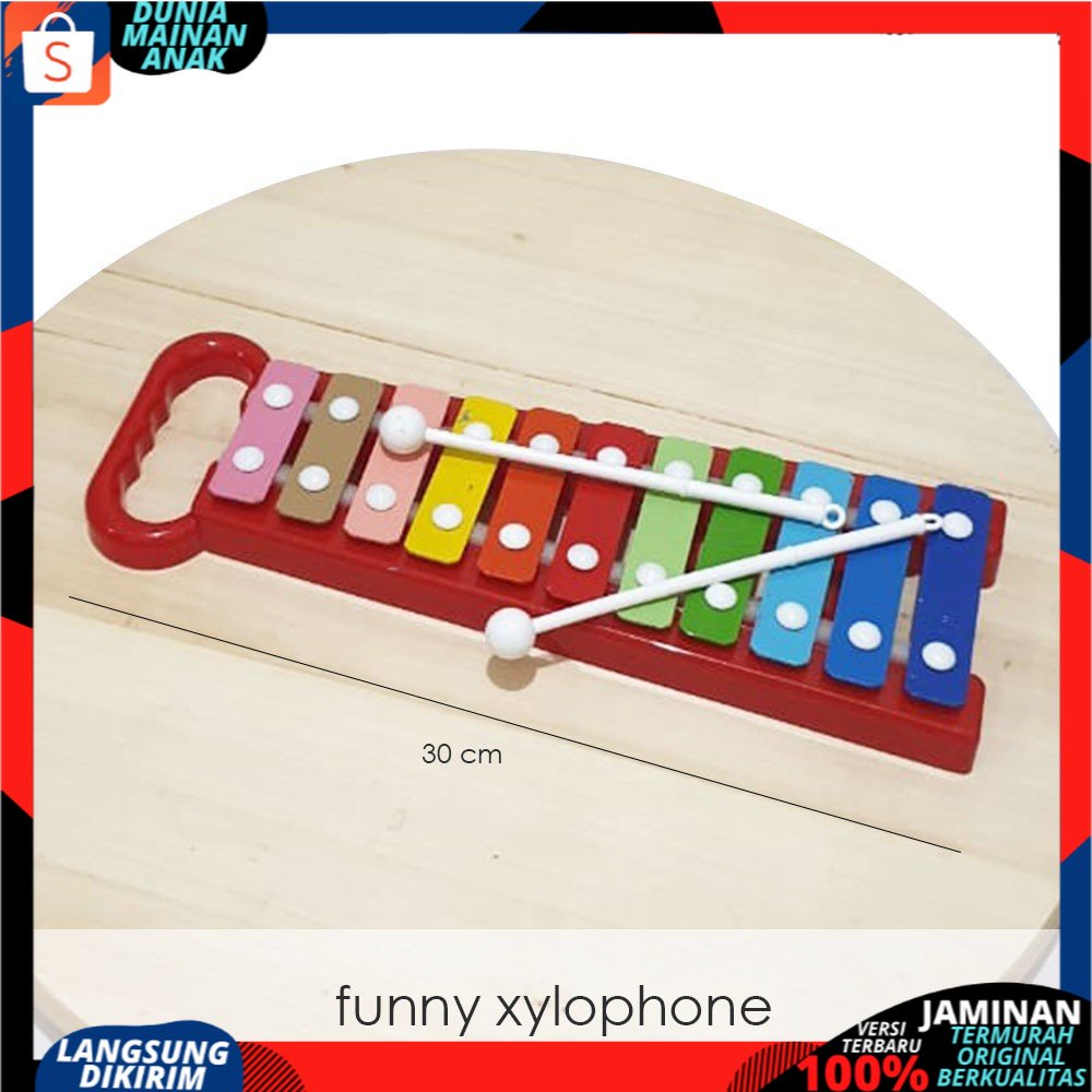 Mainan AnakAlat Music ST2514  Musik Pukul KIDS XYLOPHONE / funny xylophone Gamblang Xilophone Kolintang Kulintang