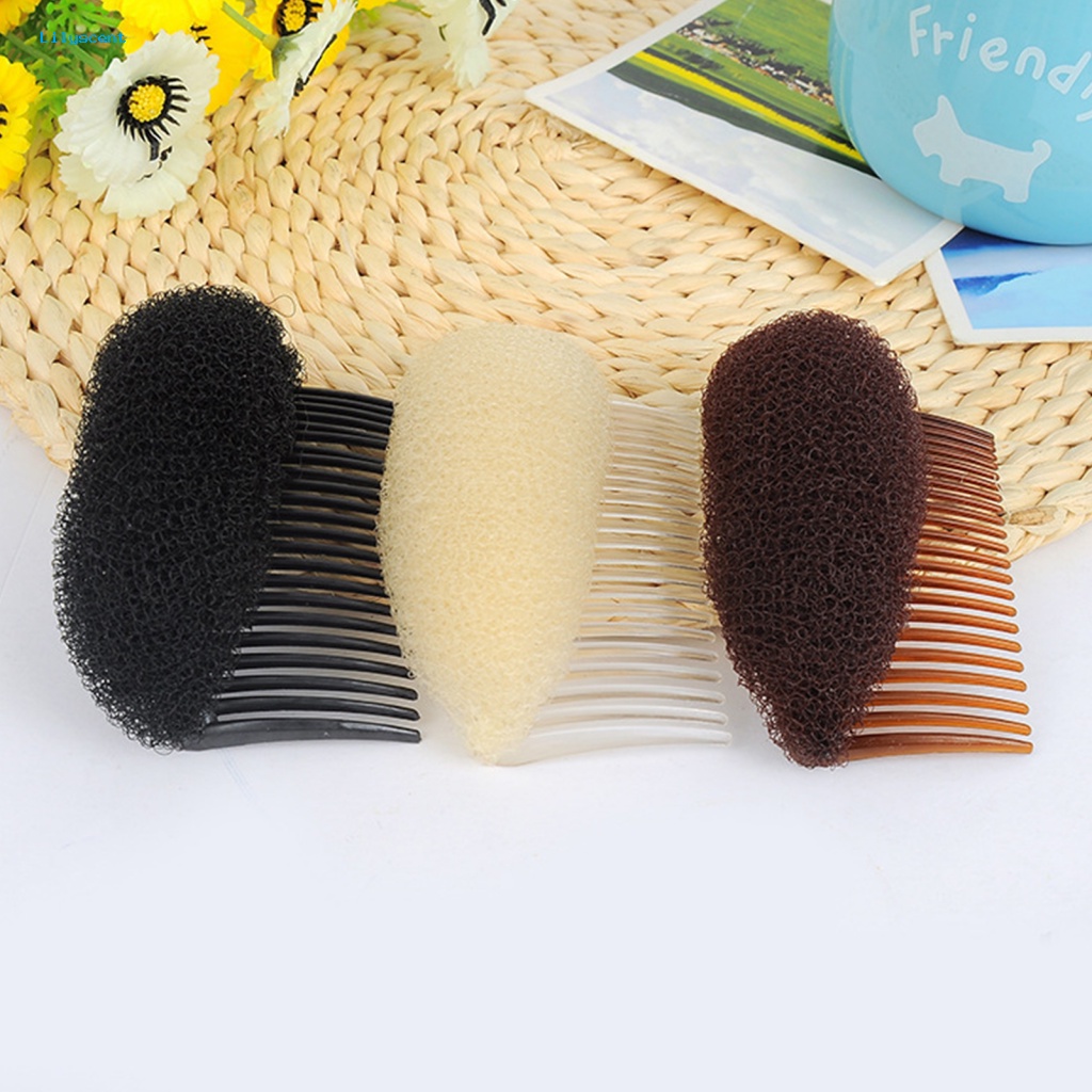 Lilyscent Pad Spons Rambut Ramah Lingkungan Untuk Acara Formal Bouffant Beehive Shaper Ringan