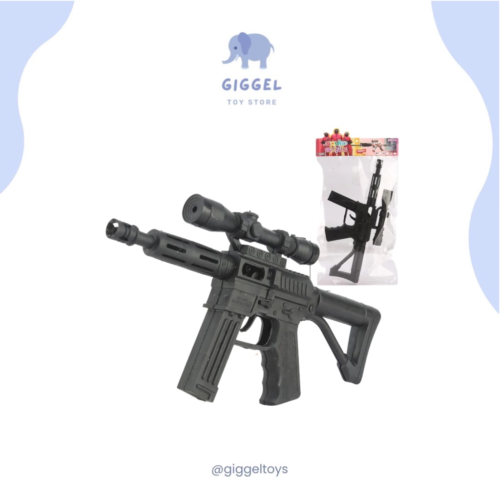 [ Giggel ] Mainan Rifle Gun / Pistol Laras Panjang Squid Game / Pistol Anak / Pistol Mainan